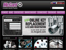 Tablet Screenshot of mcgard.com